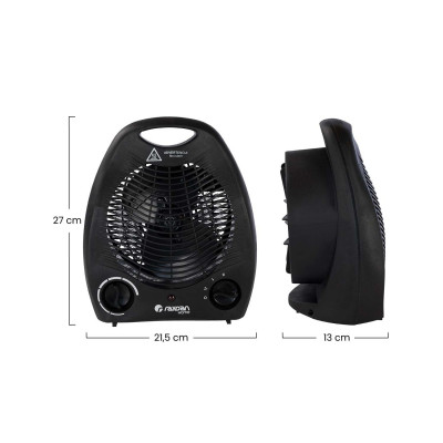 Calefactor Vertical Compacto 2000W Raydan Home Calefactores Eléctricos 13