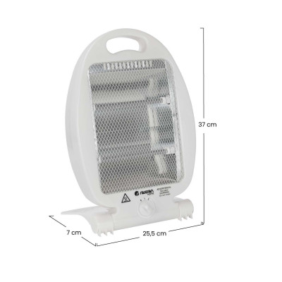 Estufa de Cuarzo Fija Vertical 800W Raydan Home Estufas de Resistencia 6