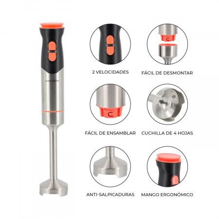 Batidora de Mano con Vaso 500W Dayron Electrodomésticos 5 Batidora de Mano con Vaso 500W Dayron Electrodomésticos 5