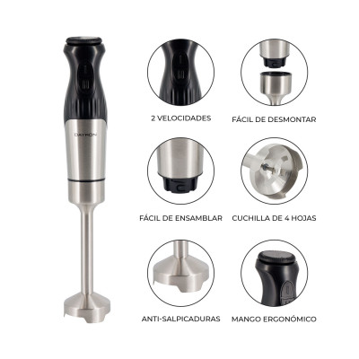 Batidora Picadora Super Power Plus 1200W Dayron Electrodomésticos 5