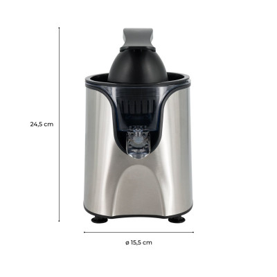 Exprimidor eléctrico Inox con palanca profesional 160W Dayron Electrodomésticos 6