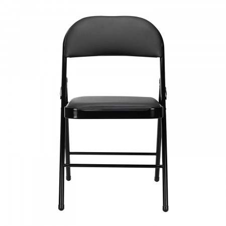 Silla Plegable Acolchada Negra 7house Silla Plegable Comedor 2