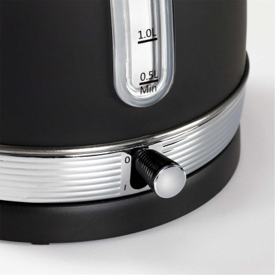 Hervidor de Agua Retro 1850-2200W Negro/Plata Dayron Electrodomésticos 4