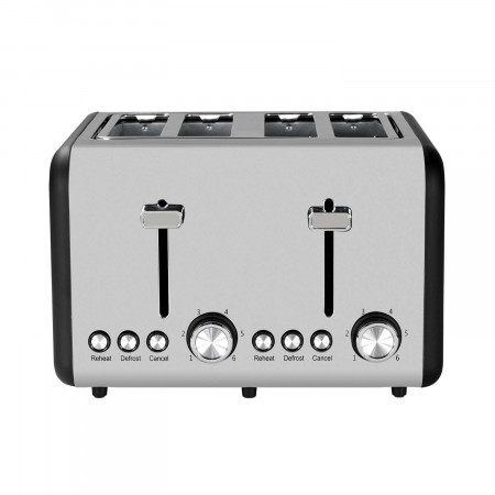 Tostadora Retro Doble 1500W Negro/Plata Dayron Electrodomésticos 2