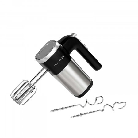Batidora Amasadora de Mano Retro 500W Negro/Plata Dayron Electrodomésticos 1