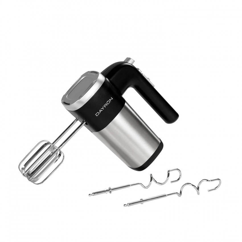 Batidora Amasadora de Mano Retro 500W Negro/Plata Dayron Electrodomésticos 1 Batidora Amasadora de Mano Retro 500W Negro/Plata Dayron Electrodomésticos 1