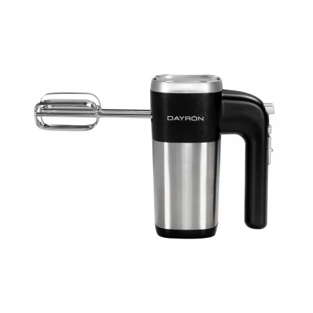 Batidora Amasadora de Mano Retro 500W Negro/Plata Dayron Electrodomésticos 2