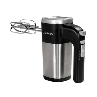 Batidora Amasadora de Mano Retro 500W Negro/Plata Dayron Electrodomésticos 3