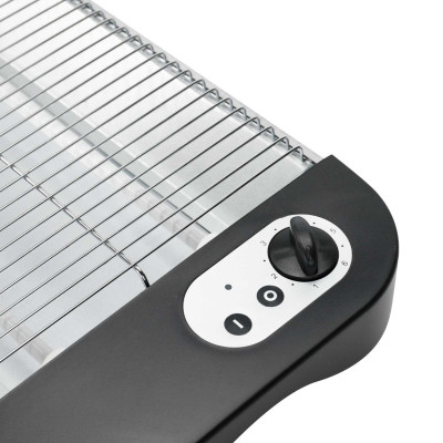 Tostador Horizontal/Plano Classic 600W Negro/Gris Dayron Electrodomésticos 3