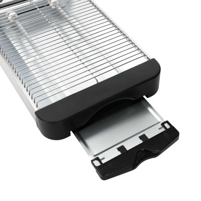 Tostador Horizontal/Plano Classic 600W Negro/Gris Dayron Electrodomésticos 4