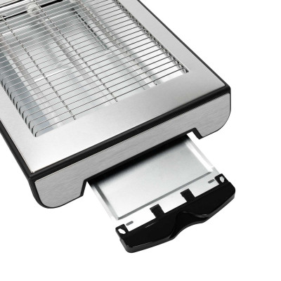 Tostador Horizontal/Plano Turbo 900W Negro/Gris Dayron Electrodomésticos 4