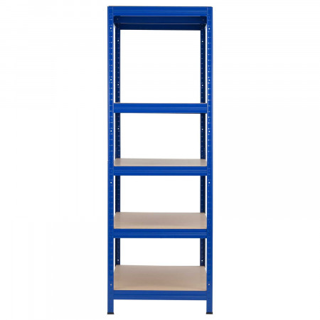 Estantería Modular Azul con 5 Baldas Ajustables 180x120x60cm 1250Kg 7house Estanterías 2