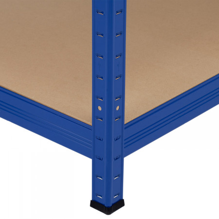 Estantería Modular Azul con 5 Baldas Ajustables 180x120x60cm 1250Kg 7house Estanterías 4