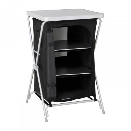 Armario Cocina Plegable para Camping Negro 60,5x61x91cm 7house Mobiliario de Camping 1