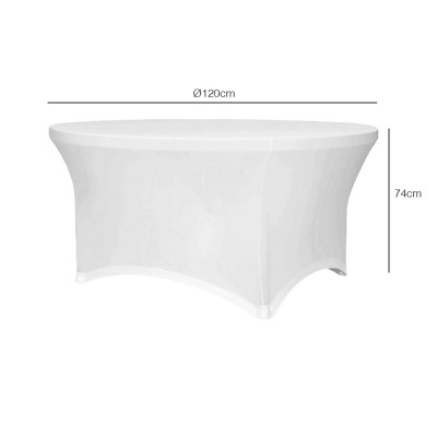 Funda Protectora para Mesa Redonda 120x74cm RDM Design&Basic Fundas Muebles Jardín 2