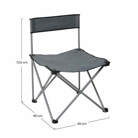 Silla Plegable de Camping 49x49x72,5cm 7house Mesas y Sillas Plegables 9 Silla Plegable de Camping 49x49x72,5cm 7house Mesas y Sillas Plegables 9