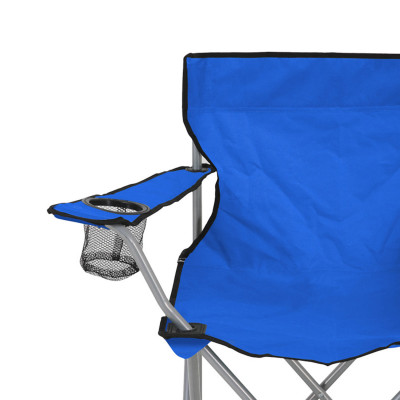 Pack 2 Sillas Plegables de Camping con Posavasos 79x47x80cm 7house Mesas y Sillas Plegables 2