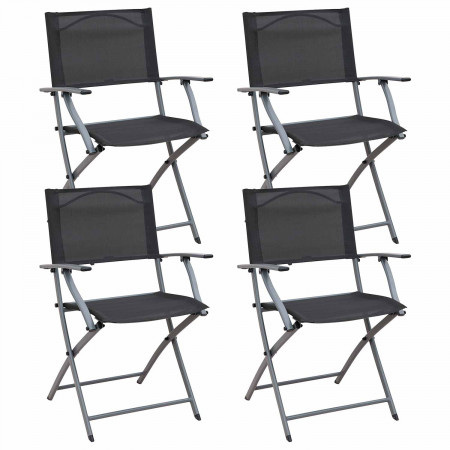 Pack 4 Sillas Plegables con Brazos Ada 49x54x84cm 7house Mesas y Sillas Plegables 1