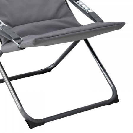 Pack 2 Tumbonas Plegables Acolchadas 4 Posiciones Gris 63x86x94cm 7house Hamacas y Tumbonas 3 Pack 2 Tumbonas Plegables Acolchadas 4 Posiciones Gris 63x86x94cm 7house Hamacas y Tumbonas 3