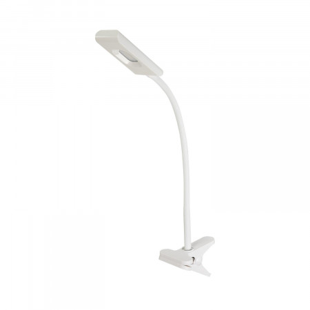 Flexo LED Integrado 4W 235lm de Pinza Blanco 7hSevenOn Flexos y Lámparas de Escritorio 1