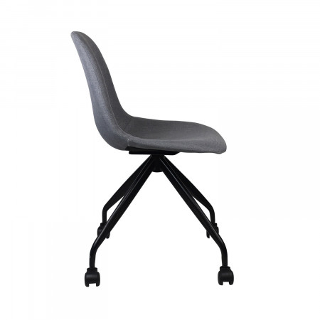 Silla de Escritorio con Ruedas Basic Gris 85,7x46,5x55,5cm Thinia Home Sillas Con Ruedas para Escritorio 3 Silla de Escritorio con Ruedas Basic Gris 85,7x46,5x55,5cm Thinia Home Sillas Con Ruedas para Escritorio 3