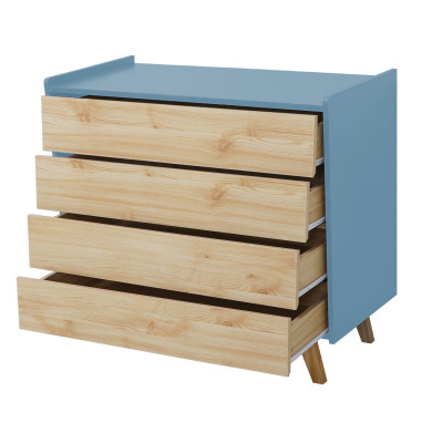 Cómoda de Dormitorio Nature 90x40x80cm Thinia Home Cómodas y Cajoneras 12