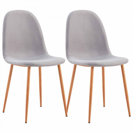 Pack 2 Sillas de Comedor Lino Nuova 91x51x44cm Thinia Home Pack Sillas Comedor 1