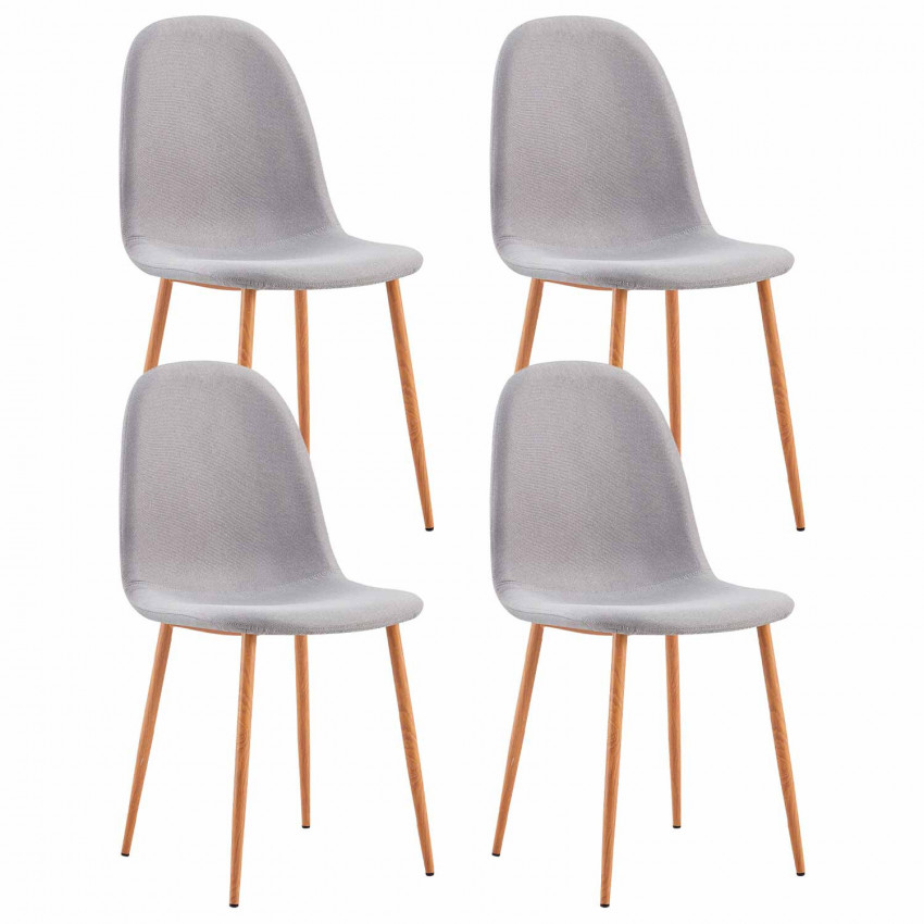 Pack 4 Sillas de Comedor Lino Nuova 91x51x44cm Thinia Home Pack Sillas Comedor 1 Pack 4 Sillas de Comedor Lino Nuova 91x51x44cm Thinia Home Pack Sillas Comedor 1