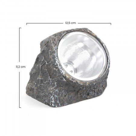 Pack 6 Lámparas Solares LED Crepuscular Piedra Gris 6000K 7hSevenOn Outdoor Iluminación Solar 4 Pack 6 Lámparas Solares LED Crepuscular Piedra Gris 6000K 7hSevenOn Outdoor Iluminación Solar 4
