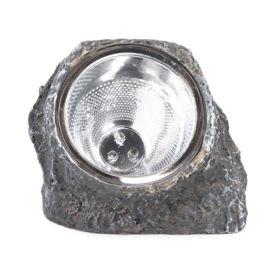 Pack 12 Lámparas Solares LED Crepuscular Piedra Gris 6000K 7hSevenOn Outdoor Iluminación Solar 2