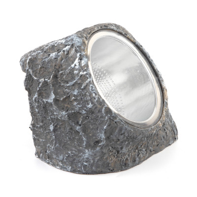 Pack 12 Lámparas Solares LED Crepuscular Piedra Gris 6000K 7hSevenOn Outdoor Iluminación Solar 3
