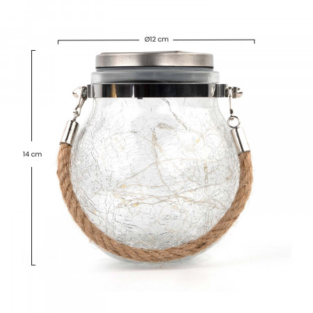 Candeeiro pendente solar LED exterior prata 3000K 7hSevenOn Outdoor Iluminação solar 4