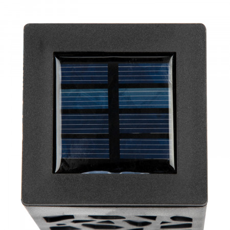 Pack 12 Balizas Solares LED Exterior Luz de Llama Negro 3000K 7hSevenOn Outdoor Iluminación Solar 4 Pack 12 Balizas Solares LED Exterior Luz de Llama Negro 3000K 7hSevenOn Outdoor Iluminación Solar 4