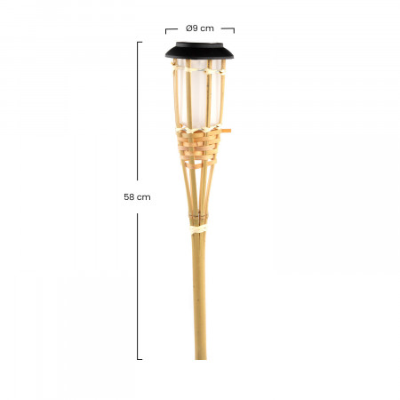 Pack 12 Antorchas Solares LED Exterior Bambú 3000K 7hSevenOn Outdoor Iluminación Solar 4 Pack 12 Antorchas Solares LED Exterior Bambú 3000K 7hSevenOn Outdoor Iluminación Solar 4
