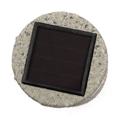Pack 4 Balizas Solares LED Exterior Redondas Gris 6000K 7hSevenOn Outdoor Iluminación Solar 4