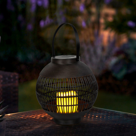 Farol Solar LED Exterior Redondo Marrón 3000K 7hSevenOn Outdoor Iluminación Solar 4 Farol Solar LED Exterior Redondo Marrón 3000K 7hSevenOn Outdoor Iluminación Solar 4