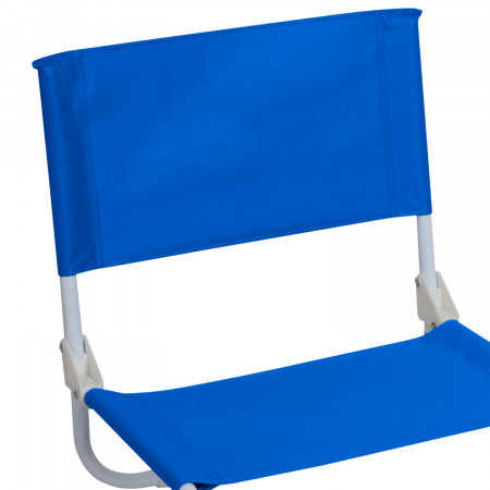 Pack 2 Sillas Plegables Bajas de Playa Azul 45x49,5x17,5cm 7house Mesas y Sillas Plegables 2