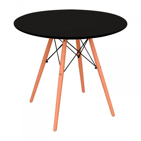 Mesa Redonda de Comedor Estilo Nórdico 74x80cm Thinia Home Mesas de Comedor 5