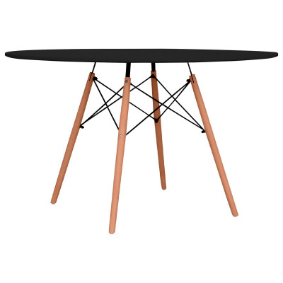 Mesa Redonda de Comedor Estilo Nórdico 74x120cm Thinia Home Mesas de Comedor 8