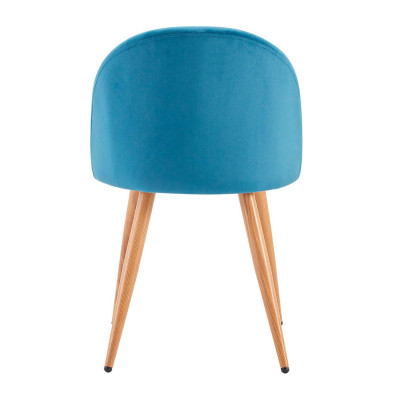Pack 2 Sillas de Comedor Respaldo Bajo Terciopelo Fuchs 78x54,5x46cm Thinia Home Pack Sillas Comedor 18