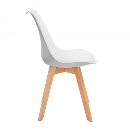 Conjunto Comedor Mesa Redonda Blanca y 2 Sillas Estilo Nórdico Valeska Blanco Thinia Home Conjuntos de Mesa y Sillas de Comedor Conjunto Comedor Mesa Redonda Blanca y 2 Sillas Estilo Nórdico Valeska Blanco Thinia Home Conjuntos de Mesa y Sillas de Comedor