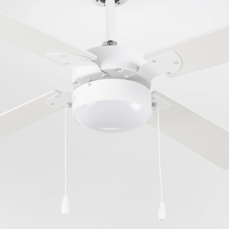 Ventilador de Techo con Luz 4 Aspas 47W 3 Velocidades Brasil Blanco Raydan Home Ventiladores de Techo 2