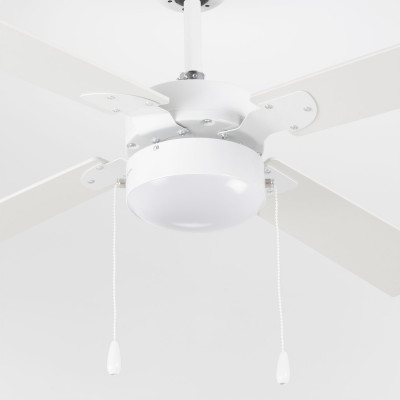 Ventilador de Techo con Luz 4 Aspas 47W 3 Velocidades Brasil Blanco Raydan Home Ventiladores de Techo 2