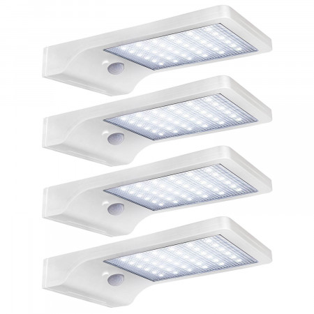 Pack 4 Apliques de Pared Solares LED Exterior con Sensor de Movimiento 3000K 7hSevenOn Outdoor Apliques de Exterior 7 Pack 4 Apliques de Pared Solares LED Exterior con Sensor de Movimiento 3000K 7hSevenOn Outdoor Apliques de Exterior 7