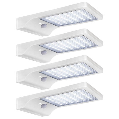 Pack 4 Apliques de Pared Solares LED Exterior con Sensor de Movimiento 3000K 7hSevenOn Outdoor Apliques de Exterior 7