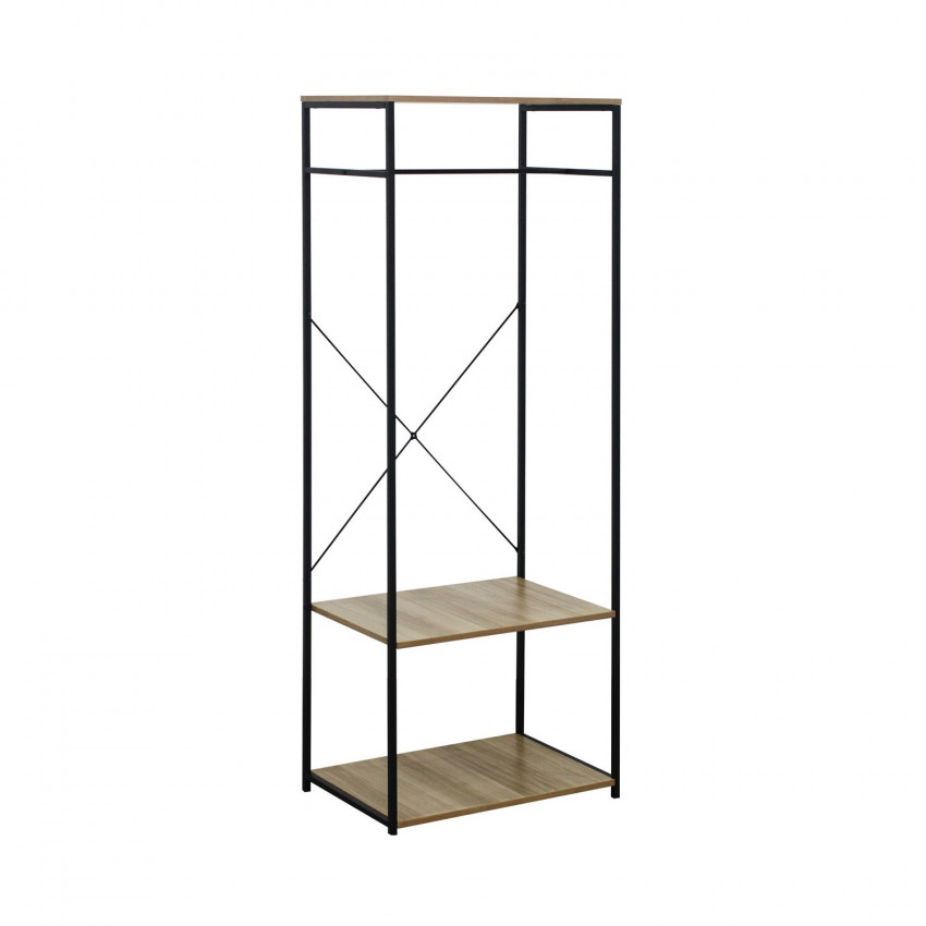 Perchero Metálico y de Madera Oinu 167x60x40,4cm 7house Percheros y Zapateros 1 Perchero Metálico y de Madera Oinu 167x60x40,4cm 7house Percheros y Zapateros 1