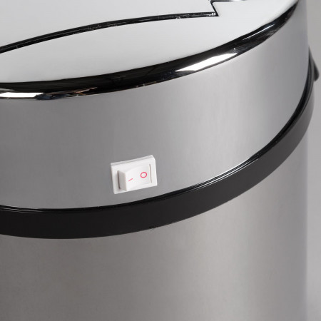 Papelera con Sensor 6L Redonda Acero Dayron Papeleras 5