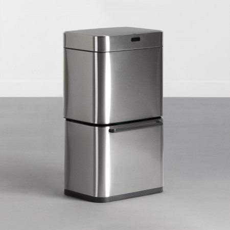 Contentor de reciclagem com sensor 4 compartimentos Dayron Contentores de reciclagem 2