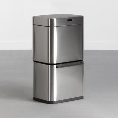 Contentor de reciclagem com sensor 4 compartimentos Dayron Contentores de reciclagem 2