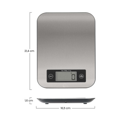 Báscula de Cocina Inteligente Bluetooth con APP de Acero Inoxidable Dayron Accesorios de Cocina 5